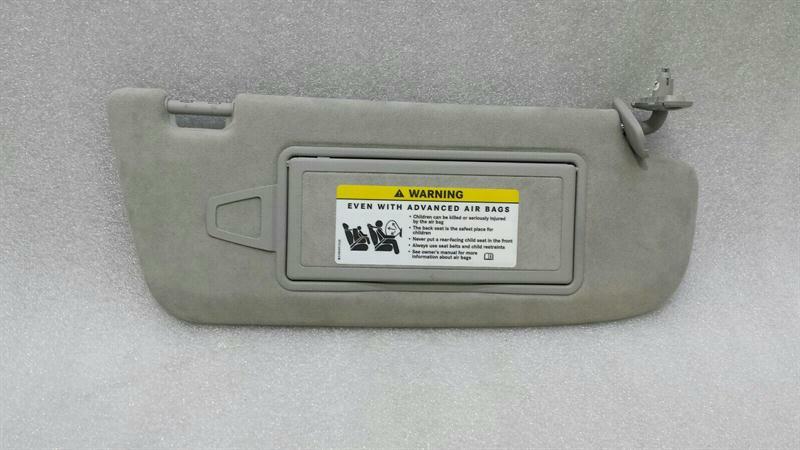 Mercedes S-Class W221 Right Sun Visor A2218101410 Sun Visor Trim Alcantara