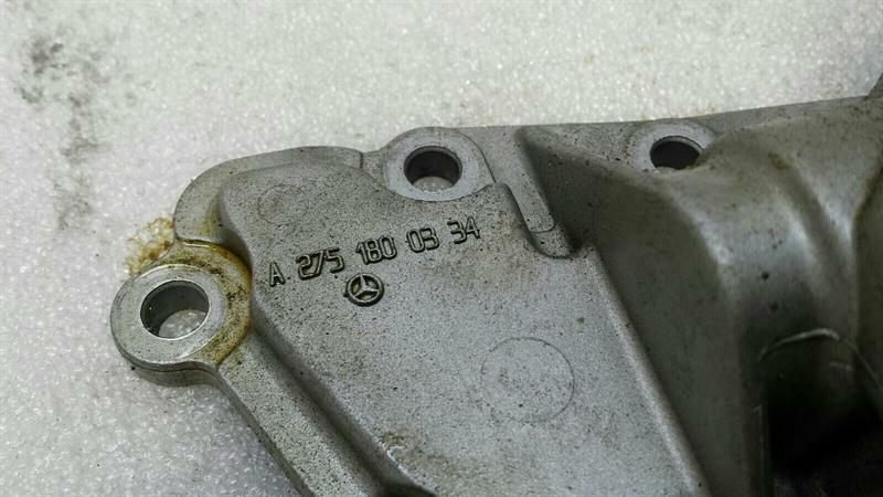 Mercedes SL R230 oil filter housing A2751800334 oil cooler holder V12 M275