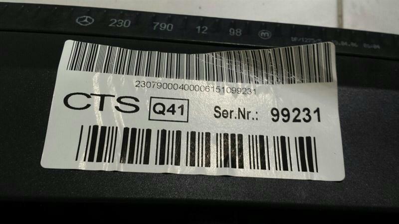 Mercedes SL R230 rear screen A2307900190 rear window