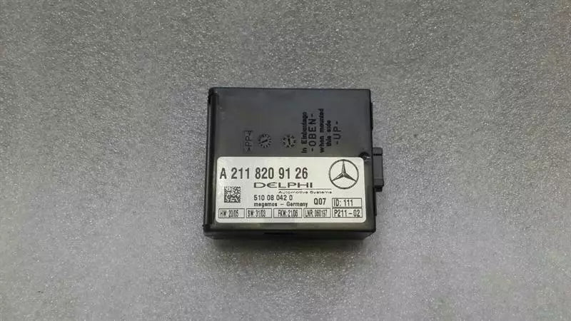 Mercedes SL R230 Alarm Module A2118209126 Control Unit Alarm System.
