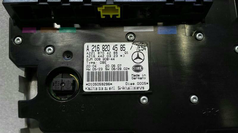 Mercedes CL W216 Dome Light A2168204585 Interior Light Interior Light