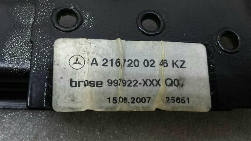Mercedes CL W216 Right Front Door Winder A2167200246 Front Right Window