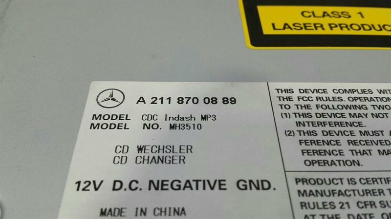 Mercedes CLS W219 W211 CD Changer A2118700889 CD Changer