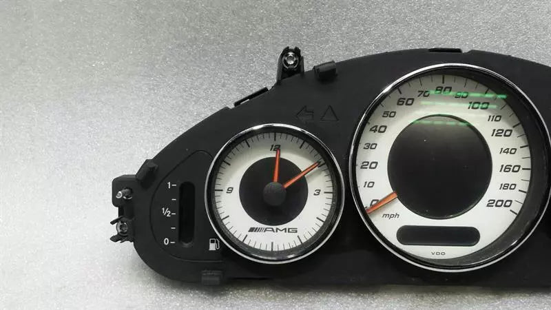 Mercedes W219 V8 Compressor AMG Instrument Cluster A2195401011 Speedometer MPH