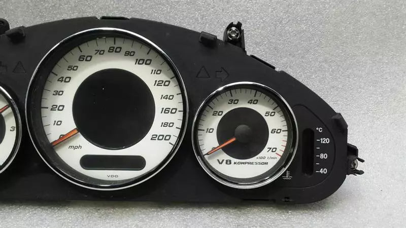 Mercedes W219 V8 Compressor AMG Instrument Cluster A2195401011 Speedometer MPH
