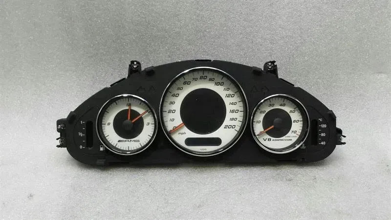 Mercedes W219 V8 Compressor AMG Instrument Cluster A2195401011 Speedometer MPH
