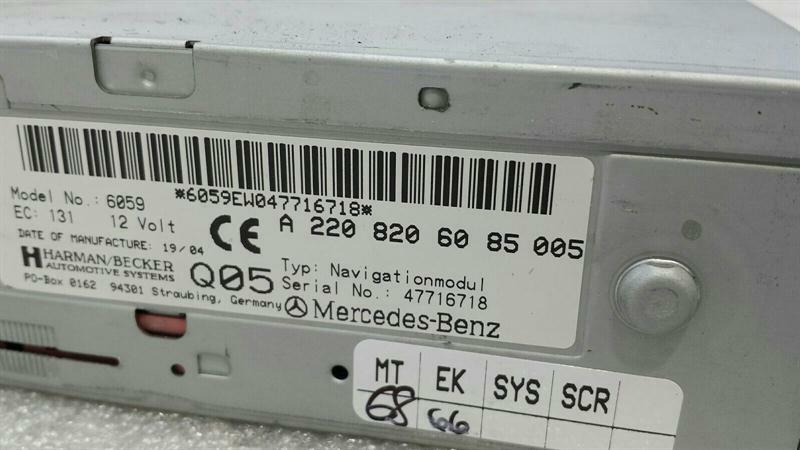 Mercedes CLS W219 W211 DVD ROM A2208206085 Computer
