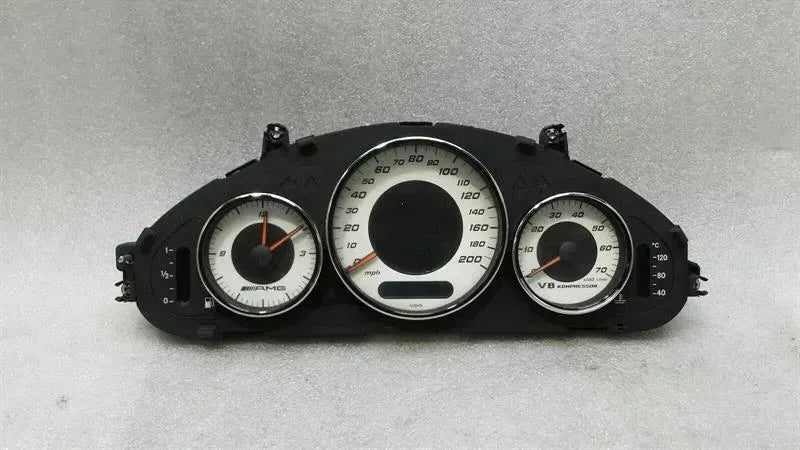 Mercedes W219 V8 Compressor AMG Instrument Cluster A2195401011 Speedometer MPH