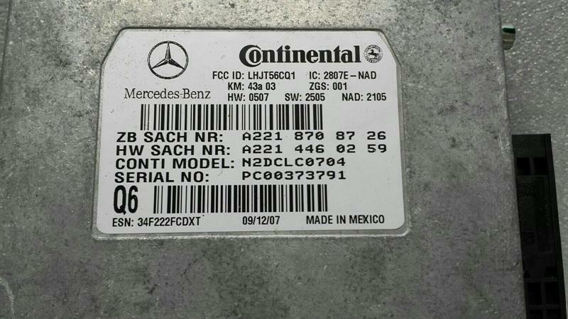 Mercedes W221 W251 W216 R230 Telephone Modules A2218708726 Control Unit