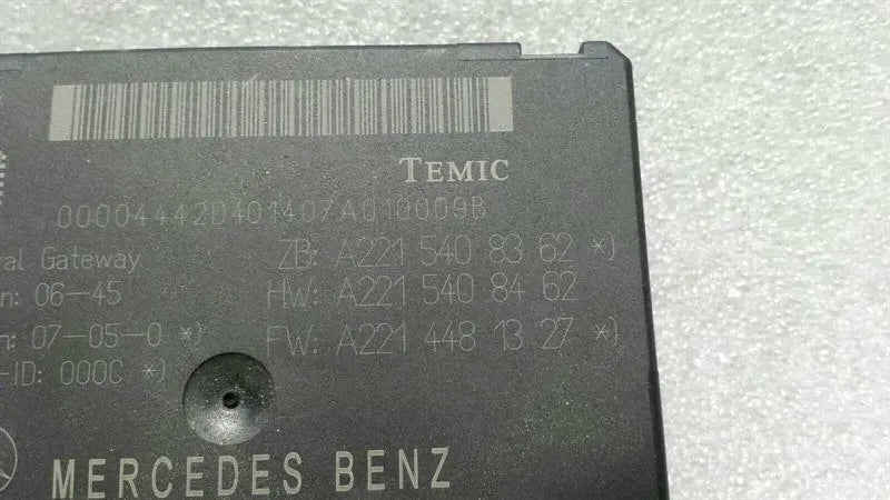 Mercedes CL W216 W221 Gateway Module A2215408362 ECU