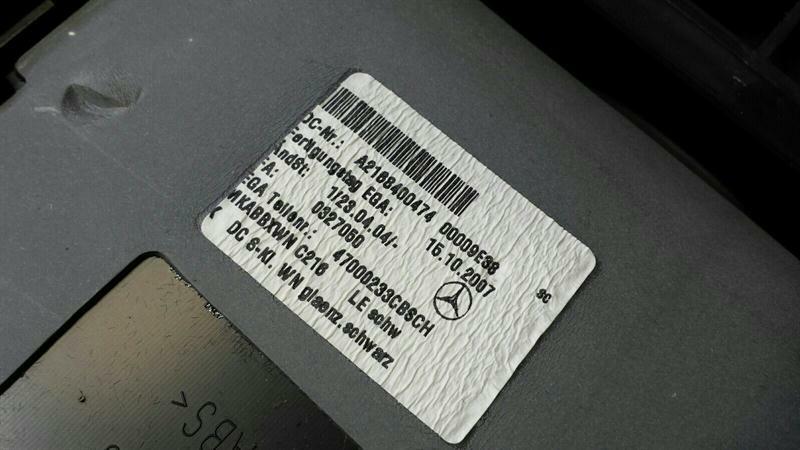Mercedes CL W216 rear housing shelf A2168400474 rear seat tray
