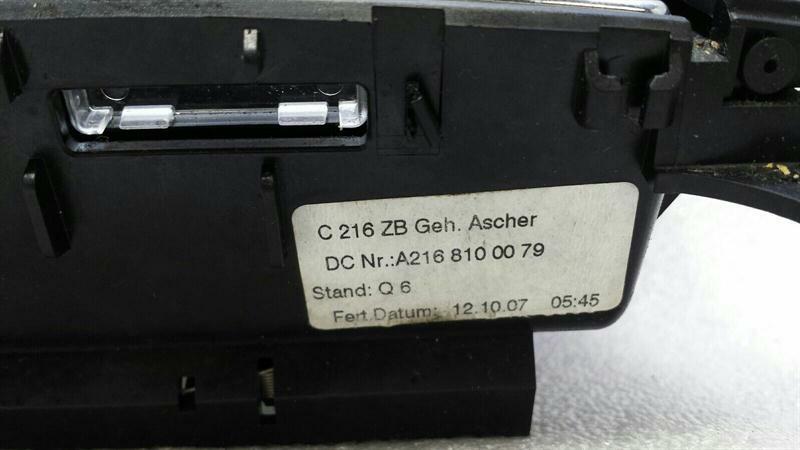 Mercedes CL W216 Ashtray A2168100079 Ashtray