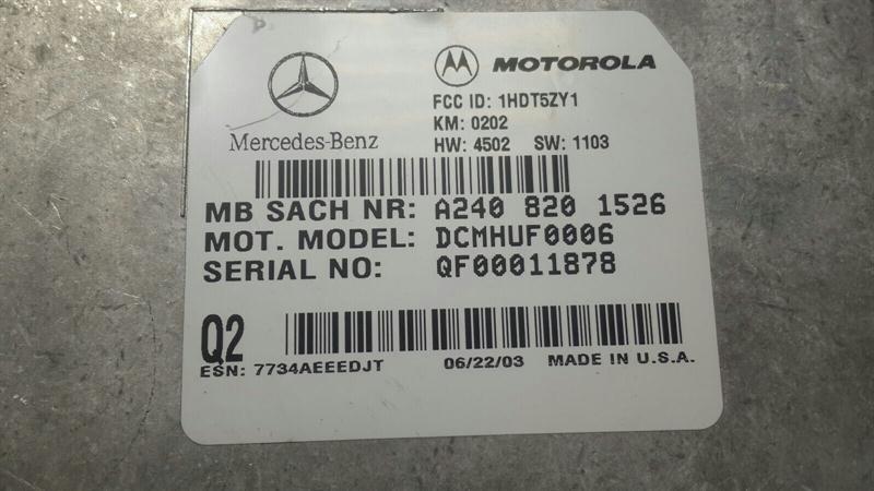 Mercedes E Class W211 Phone Module A2408201526 Phone Control Unit