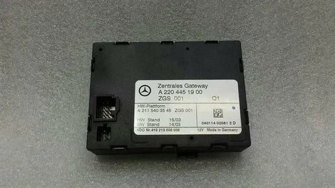 Mercedes SL R230 electronic module A2204451900 control unit gateway
