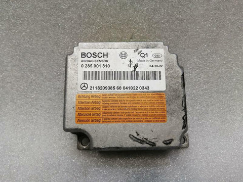 Mercedes E Class W211 Safety Module ECU A2118209385 Air Control Unit SRS