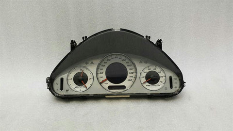 Mercedes E55 AMG W211 Instrument Cluster A2115408011 Speedometer MPH Compressor