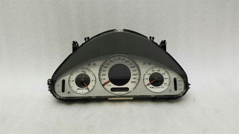 Mercedes E55 AMG W211 Instrument Cluster A2115408011 Speedometer MPH Compressor