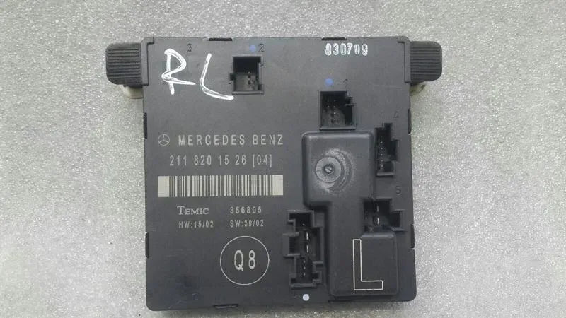 Mercedes E Class W211 door control unit pin left A2118201526 door modules RLH.