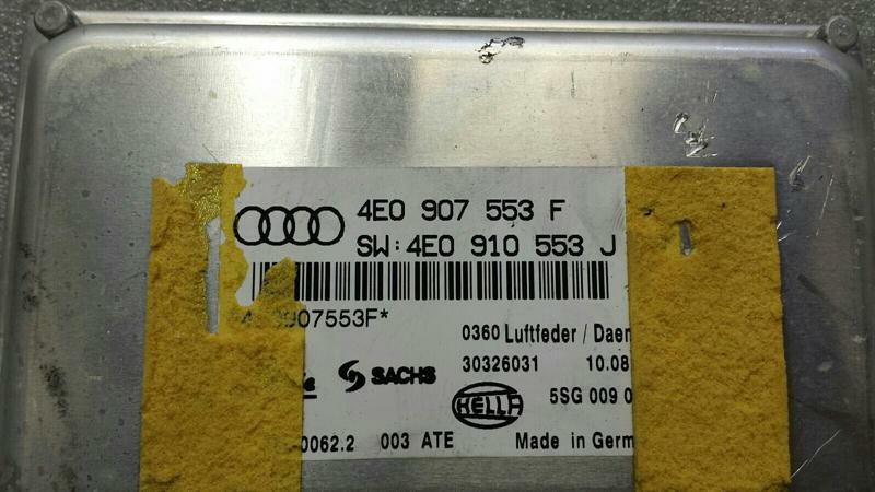 Audi S8 D3 air suspension module 4E0907553F air suspension control unit