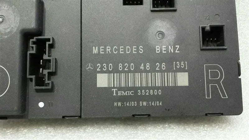 Mercedes SL R230 right door module A2308204826 door control unit right.