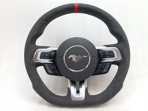 FORD MUSTANG MK6 S550 STEERING WHEEL MK6 STEERING WHEEL MANUAL SHELBY ALCANTARA