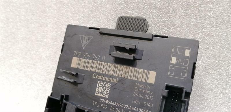 Porsche Panamera 970 Front Right Door Module 7PP959792D Control Unit Front Right