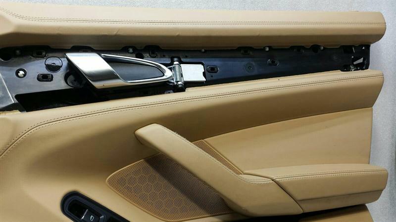 Porsche Panamera 970 Card Front Right Full Leather Door Panel Front Right