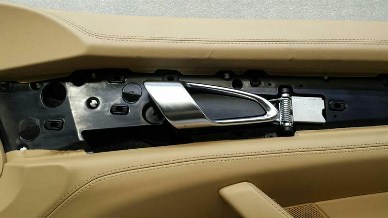 Porsche Panamera 970 Card Front Right Full Leather Door Panel Front Right