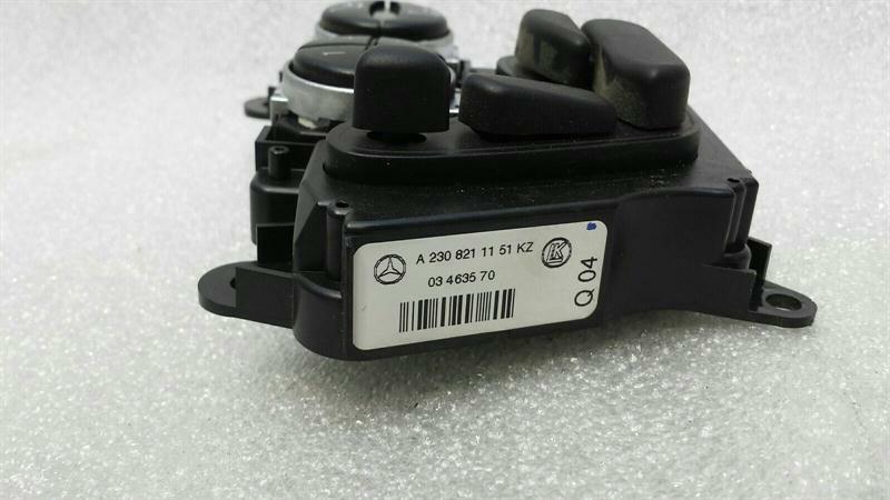Mercedes SL R230 Left Seat Switch A2308211151 Switch Seat Adjustment Heater