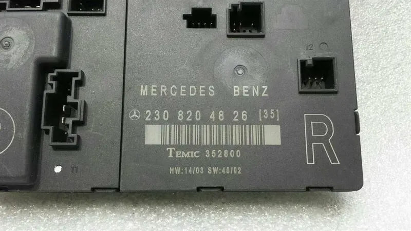 Mercedes SL R230 right door control unit A2308204826 door control unit RE SL500
