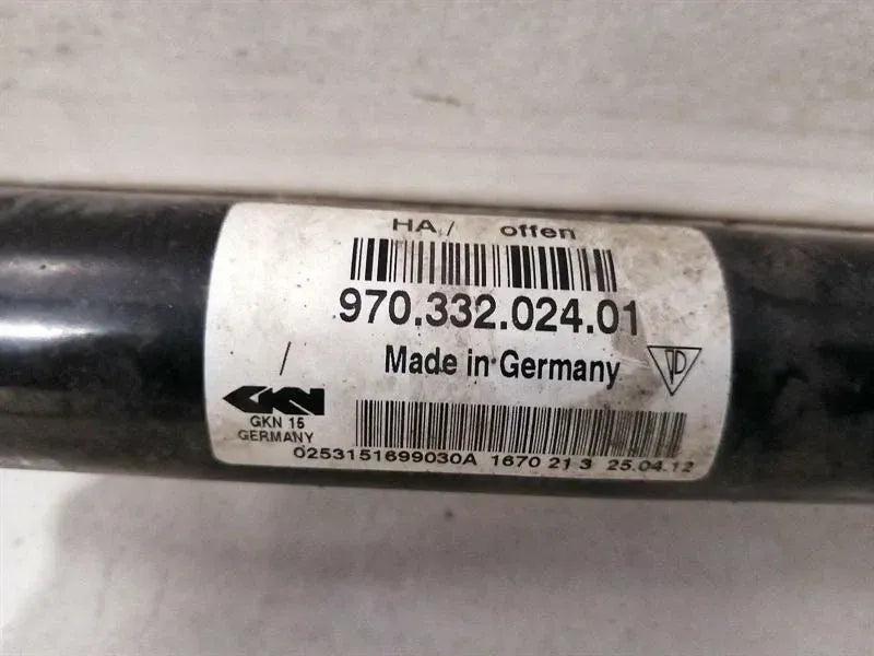 Porsche Panamera 970 Left Drive Shaft 97033202401 Drive Shaft Rear Left V8