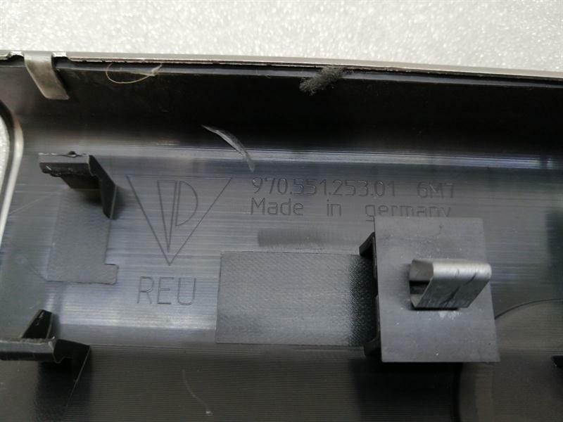 Porsche Panamera 970 Boot Lid Cover 97055125301 Tailgate Trim