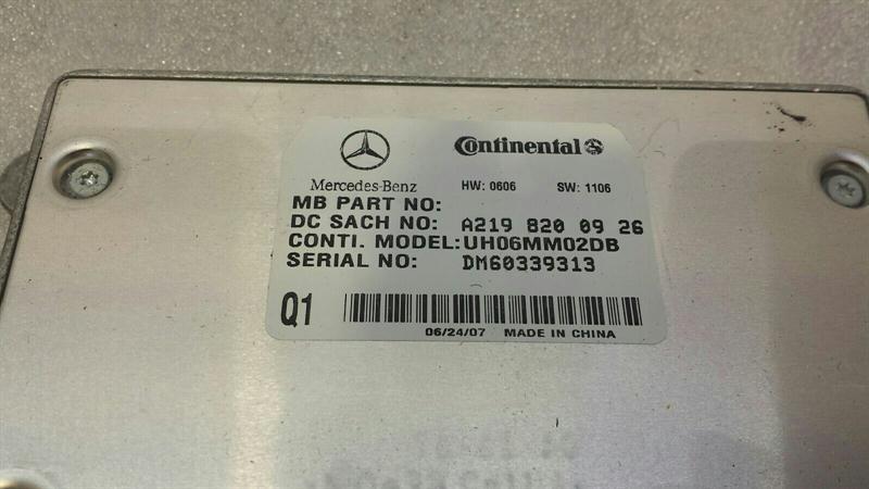 Mercedes E Class W211 Communication Module A2198200926 Interface Control Unit