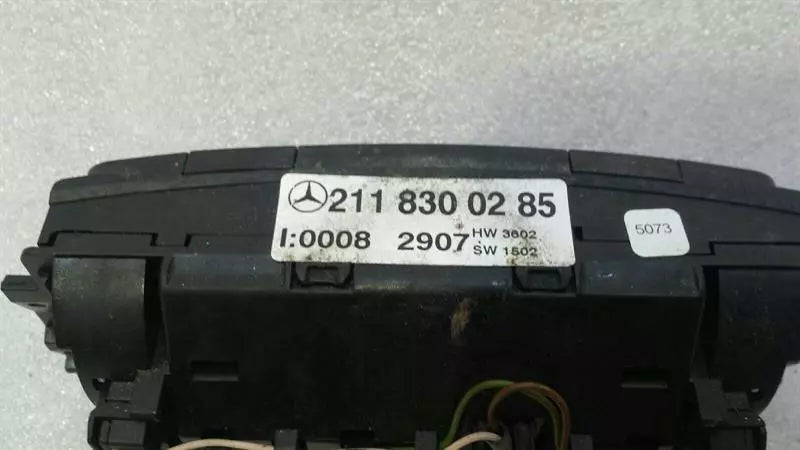 Mercedes E Class W211 Car Climate Control A2118300285 Climate Control Panel