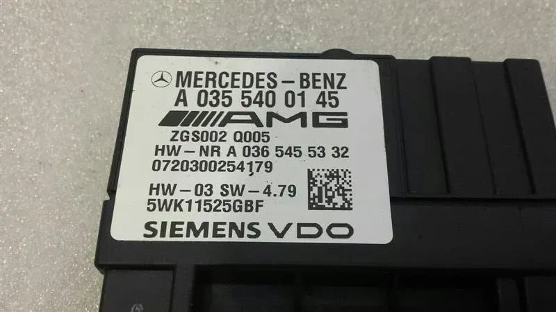 Mercedes E63 AMG W211 Fuel Pump Module A0355400145 Control Unit Fuel Pump