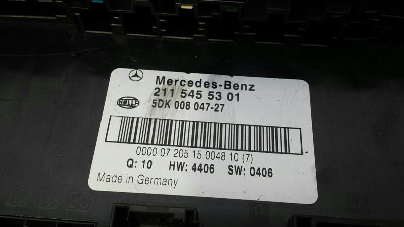 Mercedes E Class W211 Fuse Box A2115455301 Fuse Box SAM