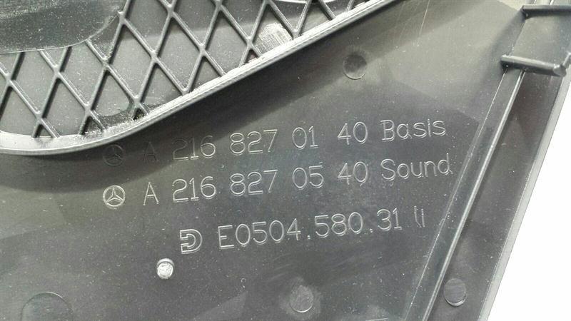 Mercedes CL W216 Speaker Bezel A2168270540 FLH Cover Harman Cardon