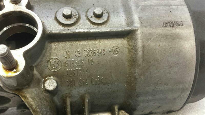 BMW 6 Series E63 M6 M5 Oil Filter Housing 7837710 Oil Cooler Holder S85 V10