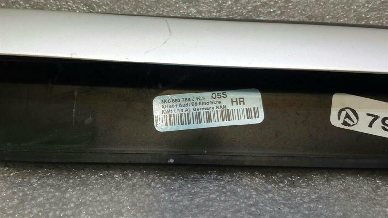 Audi RS4 8K rear right body moulding 8K0853764J strip rear right