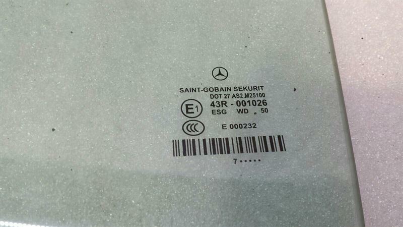 Mercedes CLS W219 left rear door glass A2197350110 door window rear left