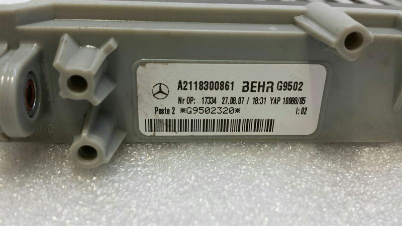 Mercedes CLS W219 Heater Matrix A2118300861 Heat Exchanger Heater Cooler
