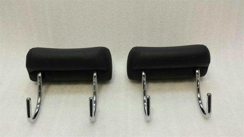 Mercedes CL W216 Rear Headrests Pair A2169700550 Headrest Rear Set Black