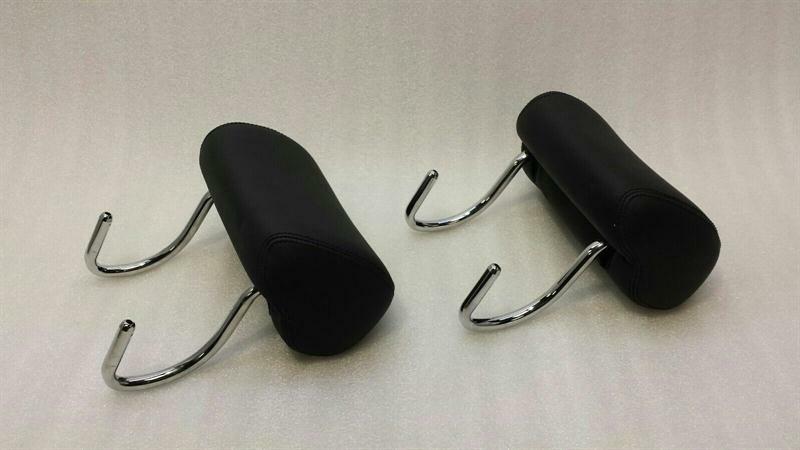 Mercedes CL W216 Rear Headrests Pair A2169700550 Headrest Rear Set Black