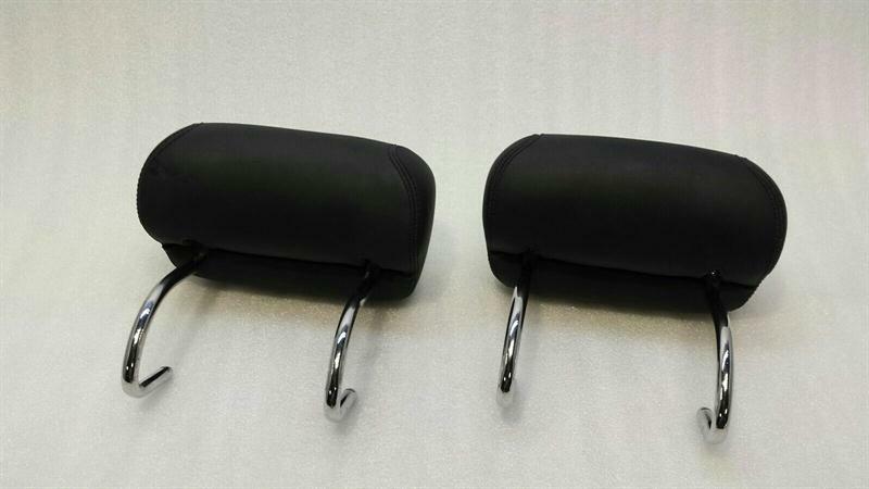 Mercedes CL W216 Rear Headrests Pair A2169700550 Headrest Rear Set Black