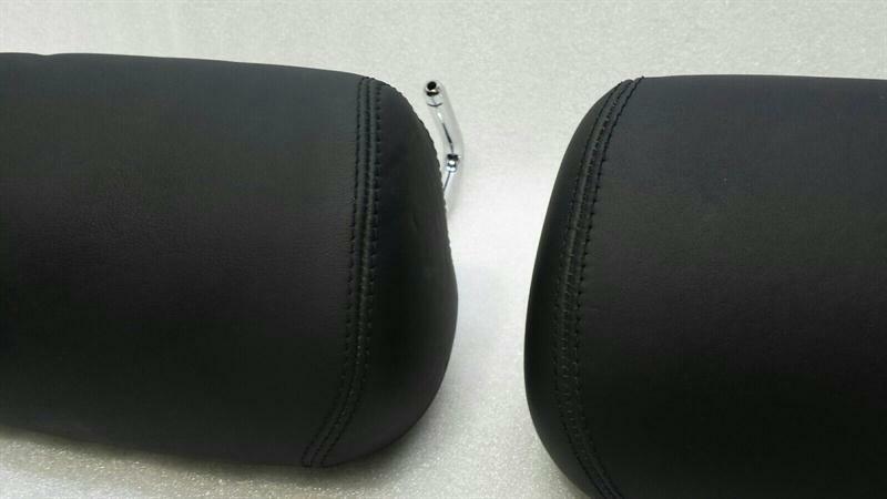 Mercedes CL W216 Rear Headrests Pair A2169700550 Headrest Rear Set Black