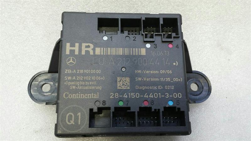 Mercedes E Class W212 Rear Right Door Module A2129004414 Door Control Unit Rear