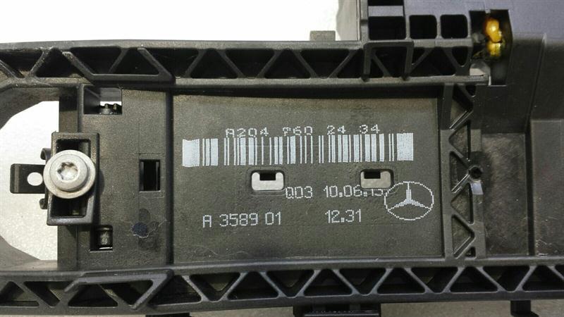 Mercedes E Class W212 Rear Right Handle Carrier A2047602434 Interior Door Handle