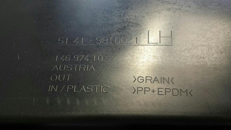 Mini Countryman S R60 door card front left 9812189 door panel front left JCW