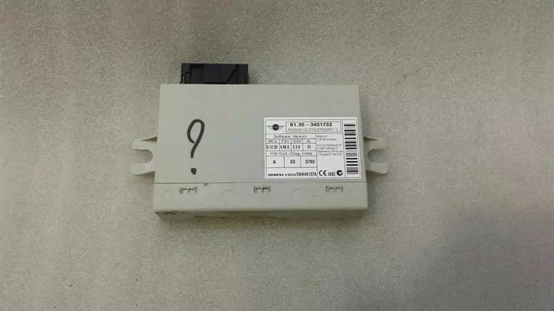 Mini Countryman S R60 Passive Go module 3451733 Keyless Go ECU