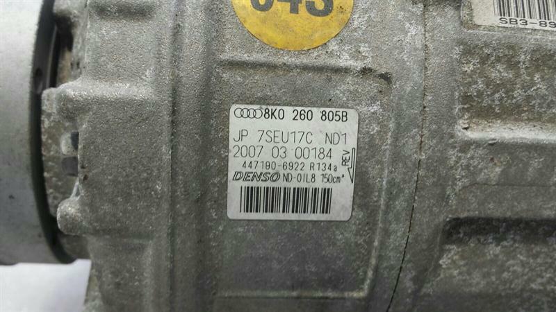 Audi S5 8T A/C Compressor 8K0260805B Air Conditioning Compressor 4.2 FSI V8